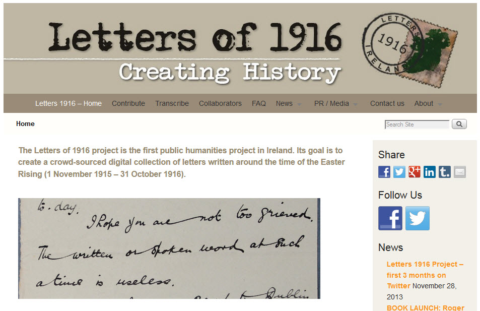 Letters of 1916: Creating History – Milner Genealogy