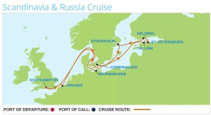 Saturday 11 July 2015 to Saturday 25 July 2015 Baltic Cruise
